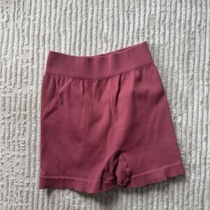 Free people Women's Ribbed Mauve Shorts